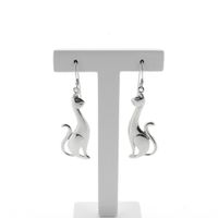 Silver earrings | Siamese