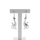 Image 1 of Silver earrings | Siamese