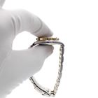 Image 6 of Breitling Callistino 'Mother of Pearl' D52045; 18k gold/steel women's watch with diamonds