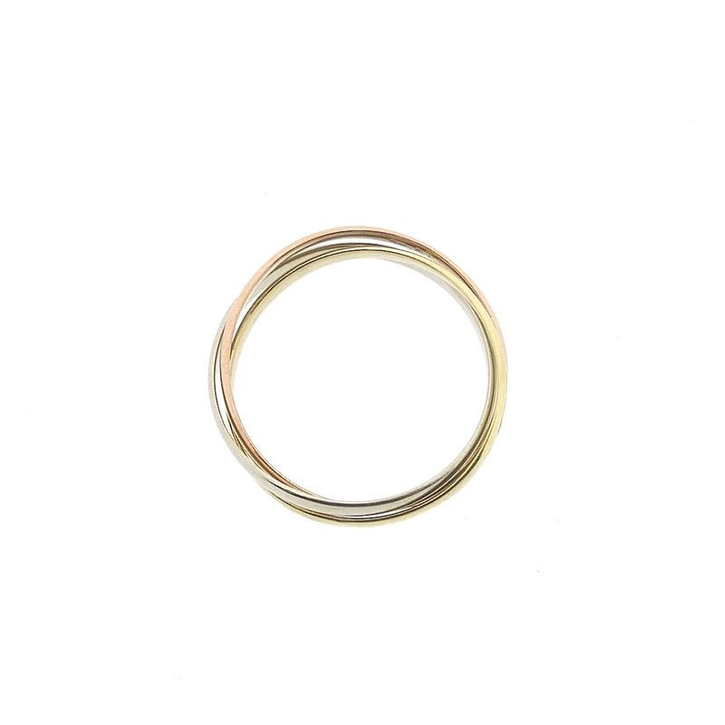 Image 3 of Tricolor gold trinity ring