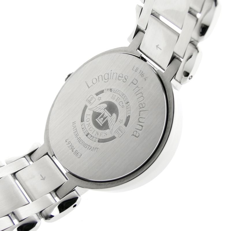 Image 7 of Longines PrimaLuna; Women's watch with diamonds