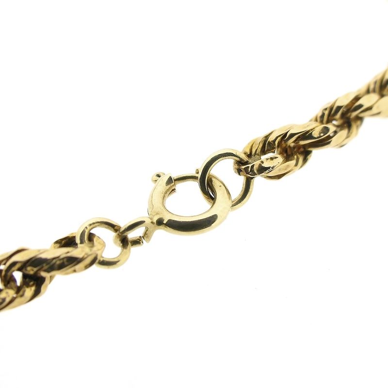 Image 4 of Gold twisted link bracelet | 19.5 cm