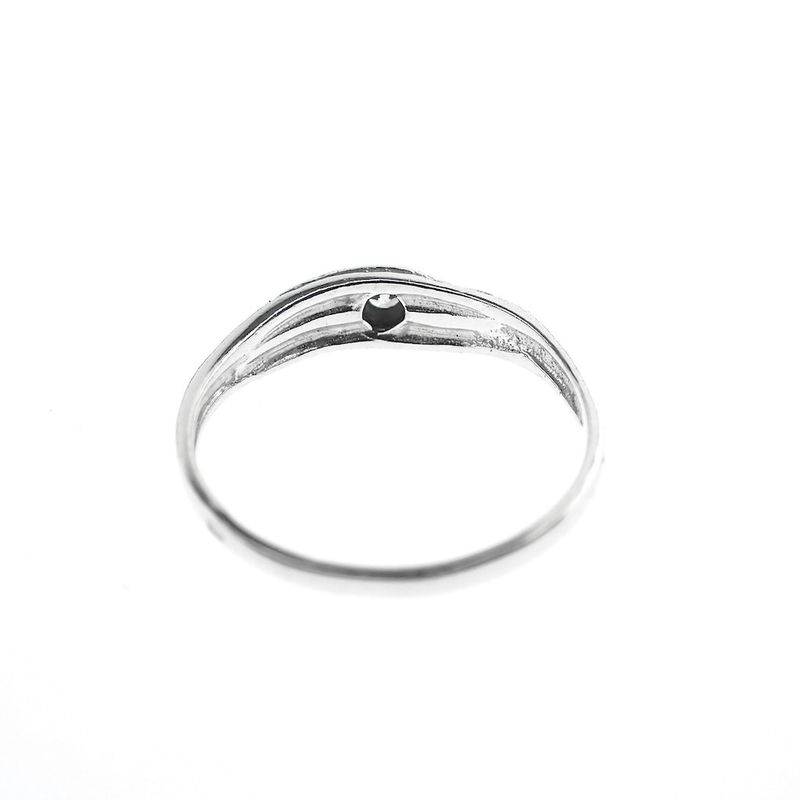 Image 7 of Silver ladies ring with zirconia