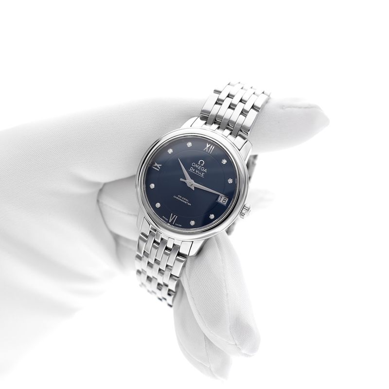 Image 7 of Omega De Ville Prestige Co-Axial; Automatic women's watch with diamonds