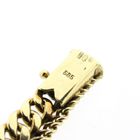 Afbeelding 5 van Gouden dubbele gourmetschakel ketting