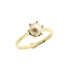 Image 1 of 8 carat ring with pearl