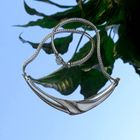 Image 2 of Silver necklace with fixed pendant | 42 cm