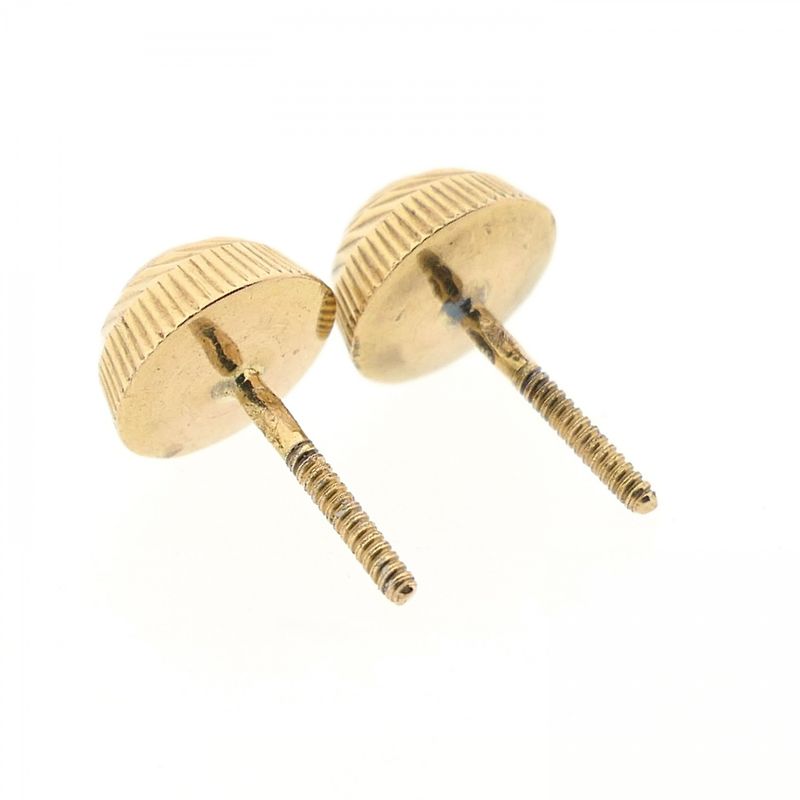 Image 7 of Vintage gold stud earrings