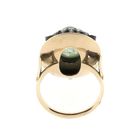 Image 3 of Gold ring with green Beryl