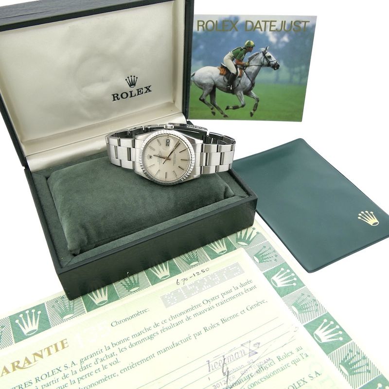 Image 6 of Rolex Datejust 36mm 16030; Vintage watch in full set from 1984
