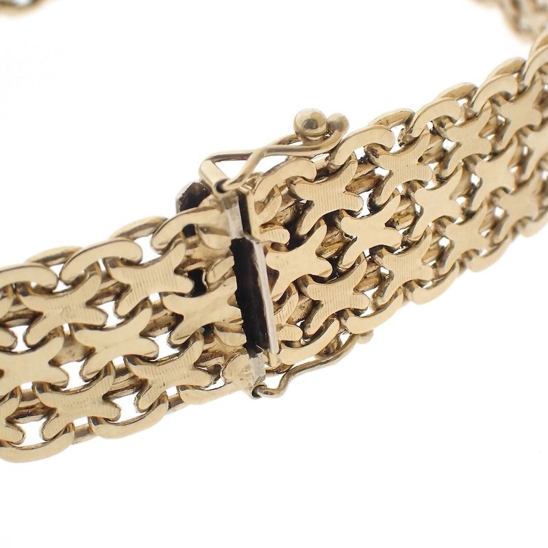 Image 8 of Vintage gold wide bracelet | 19.5 cm