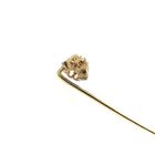 Image 7 of Rose gold lapel pin, tie pin with rose-cut diamond | 0.06 ct.