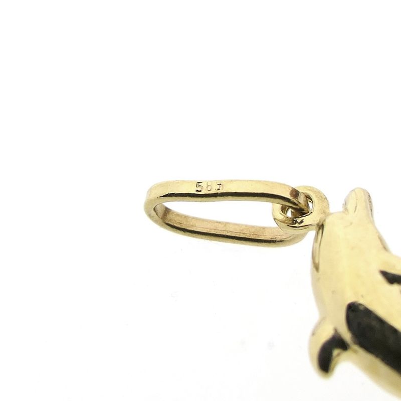 Image 4 of Golden dolphin pendant