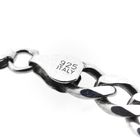 Image 5 of Silver Robust Flat Gourmet Link Necklace