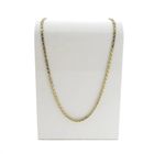 Image 1 of Two-tone gold flat king chain; Exclusive | 64 cm