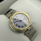 Image 22 of Cartier Santos Ronde 32mm 8191; 18k. Gold/steel watch