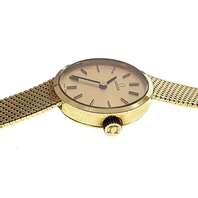 Image 6 of Omega Genève Vintage; 14k. gouden dames horloge