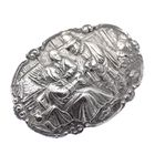 Image 3 of Silver brooch with scene