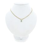 Image 3 of Gold minimalist pendant with topaz