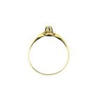 Image 5 of Gold solitaire ring with diamond; 0.04 ct.