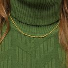 Image 11 of 8K Twisted Link Chain with Beads | 40cm - 42cm