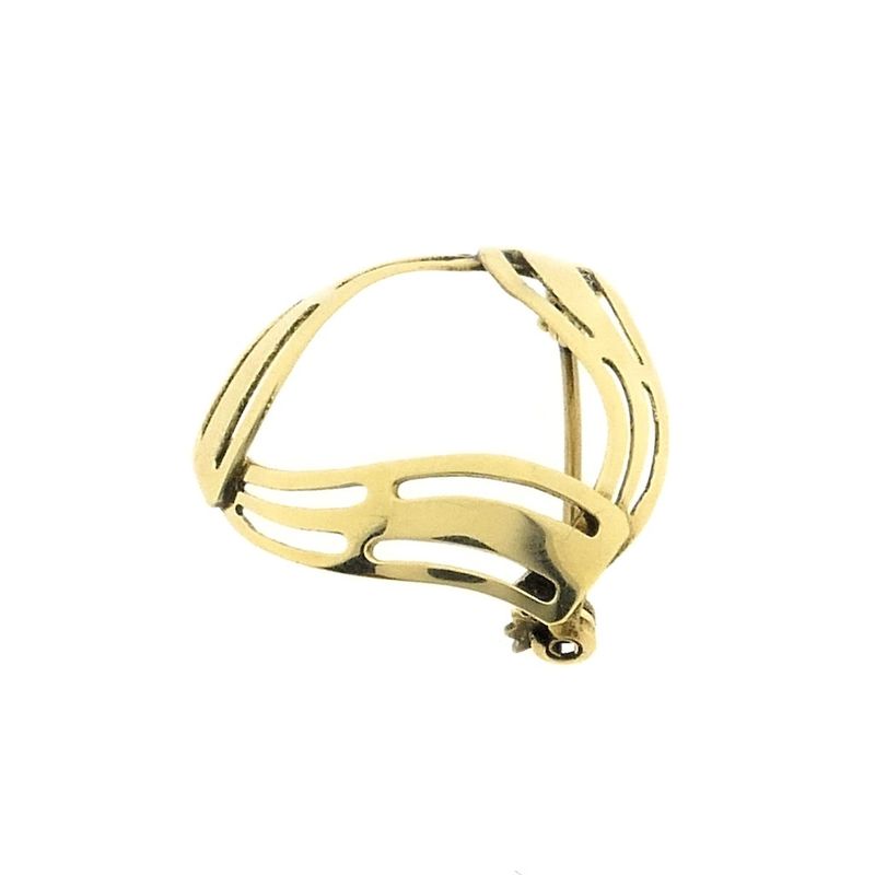 Image 7 of 8 carat vintage abstract brooch