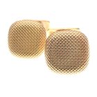 Image 2 of Gold ribbed cufflinks