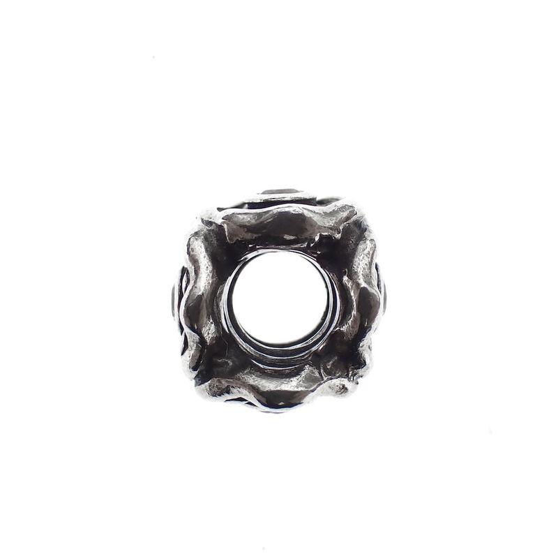 Image 4 of Pandora charm; Silver; Pink Topaz