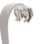 Image 6 of Two-tone gold clip-on earrings