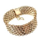 Image 3 of Golden Bismarck link bracelet.