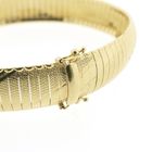 Image 3 of Gold omega link bracelet.