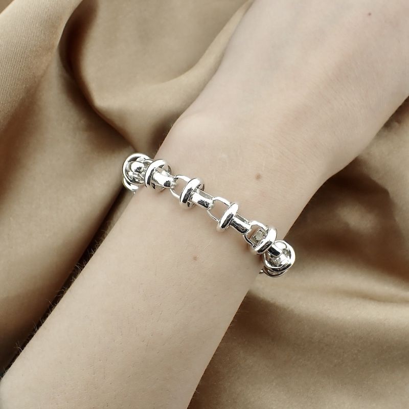 Image 3 of Silver fantasy link bracelet