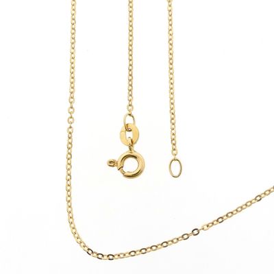 Gold Cable Chain Necklace Image 1 of Gold Cable Chain Necklace