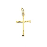 Gold pendant of a cross