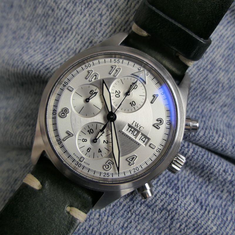 Image 7 of IWC Pilot Spitfire Chronograph; Automatic men's watch