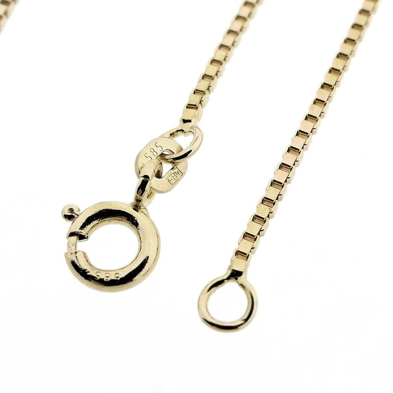 Image 5 of Golden Venetian link chain | 45 cm