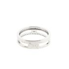 Image 4 of White Gold Ring with Diamond; 0.25 ct.; 14 Karat; Size 16.75
