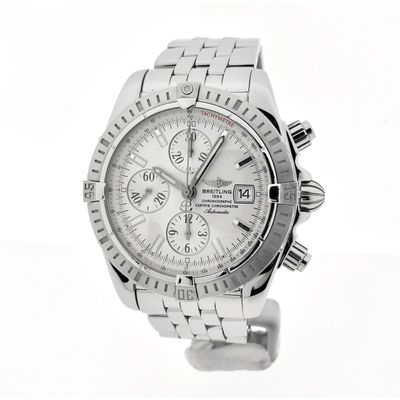 Image 2 of Breitling Chronomat Evolution 'White' A13356; Chronograph men's watch