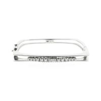 White gold bracelet with diamond; Size XS