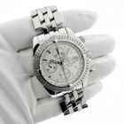 Image 12 of Breitling Chronomat Evolution 'White' A13356; Chronograph men's watch