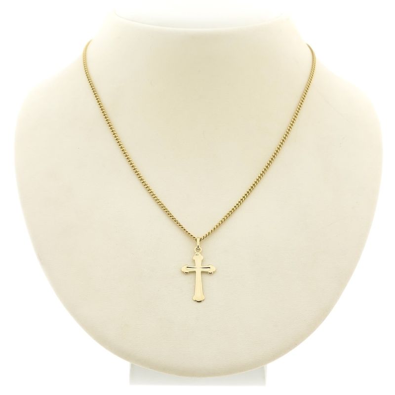 Image 9 of Gold pendant of a cross