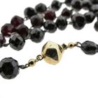 Image 5 of Antique garnet bead necklace with gold decorative clasp