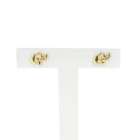 Gold elephant stud earrings