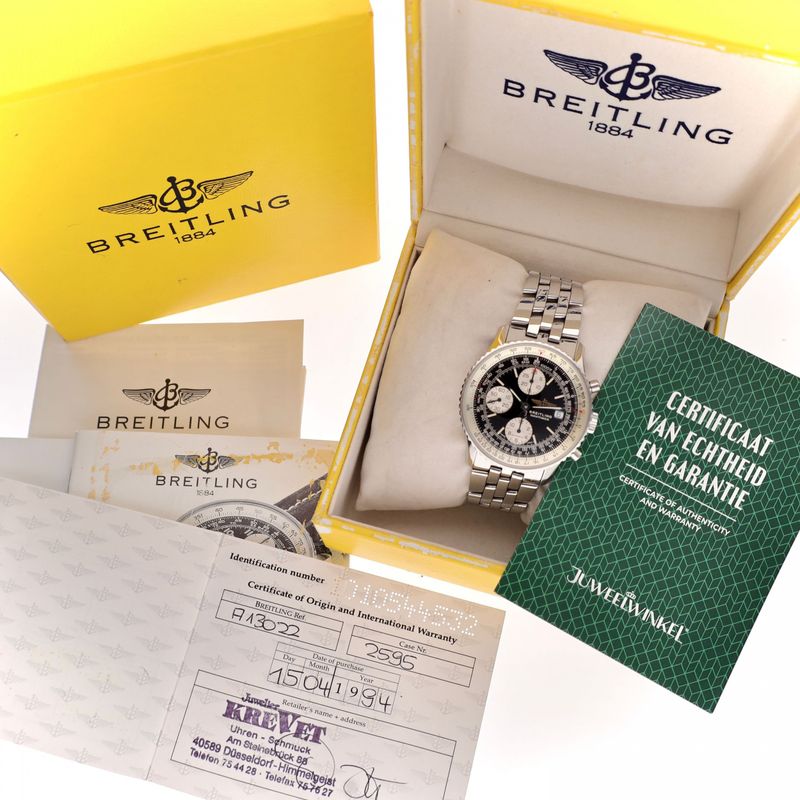 Image 16 of Breitling Old Navitimer II A13022 Chronograph (Full Set)