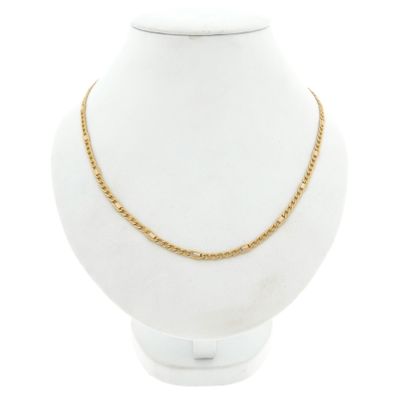 Image 2 of Two-tone gold fantasy link necklace