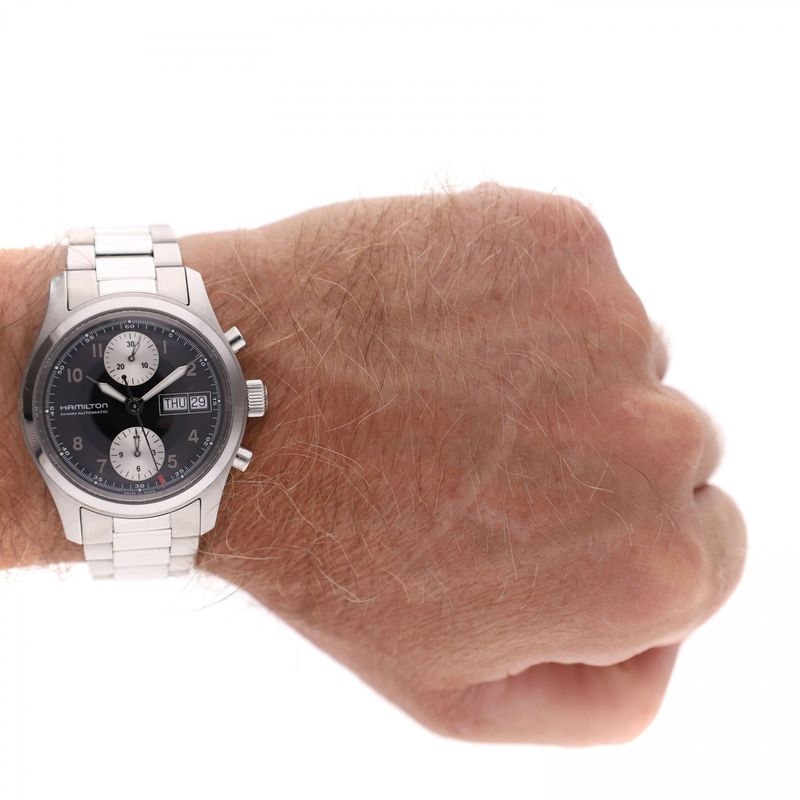 Image 15 of Hamilton Khaki Chronograph H714660; Automatic Watch