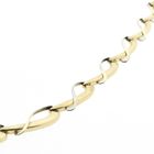 Image 8 of Two-tone gold fantasy link necklace | 45.5 cm
