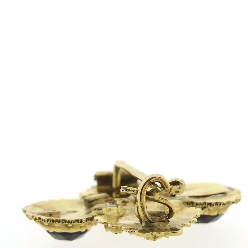 Image 5 of Antique gold brooch with garnet