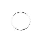 Image 4 of Silver ladies ring with diagonal relief