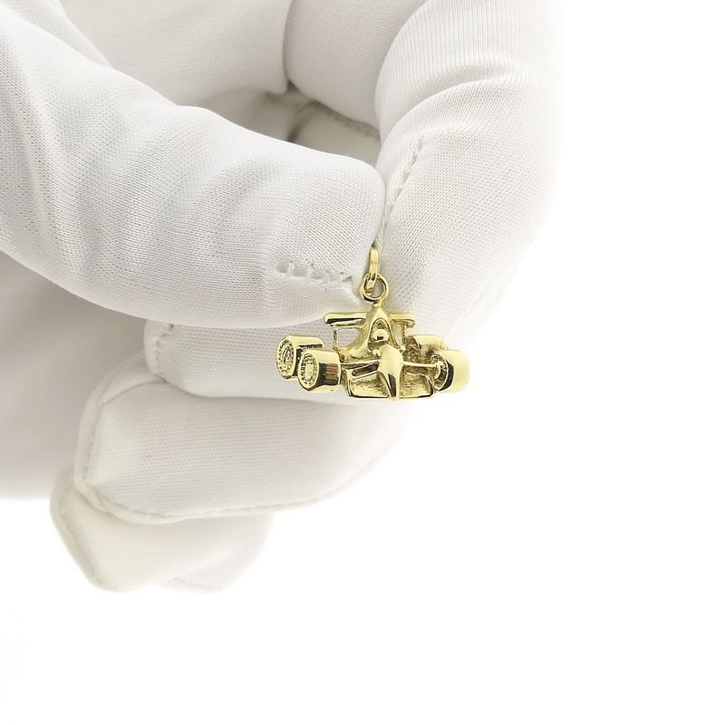 Image 10 of Gold pendant of a Formula 1 racing car
